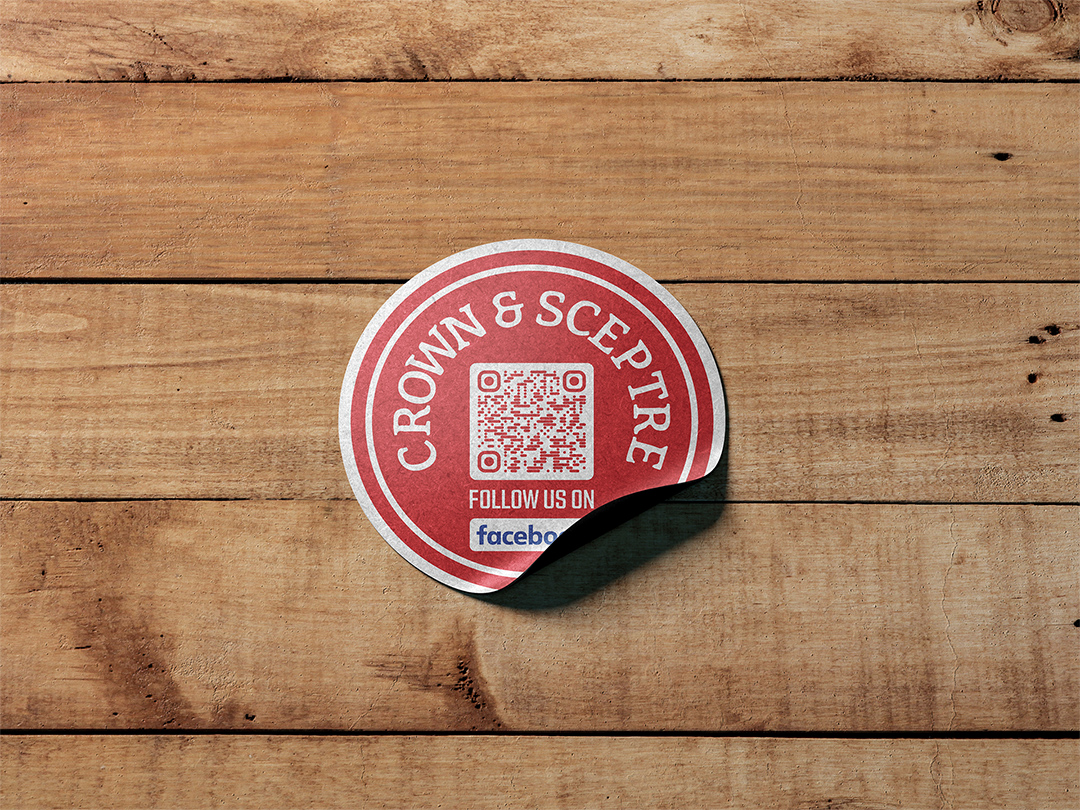Crown & Sceptre Stickers